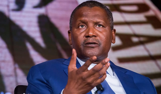 President of the Dangote Group, Alhaji Aliko Dangote