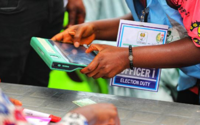 INEC official with BVA
