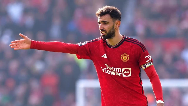 Portugal's midfielder, Bruno Fernandes