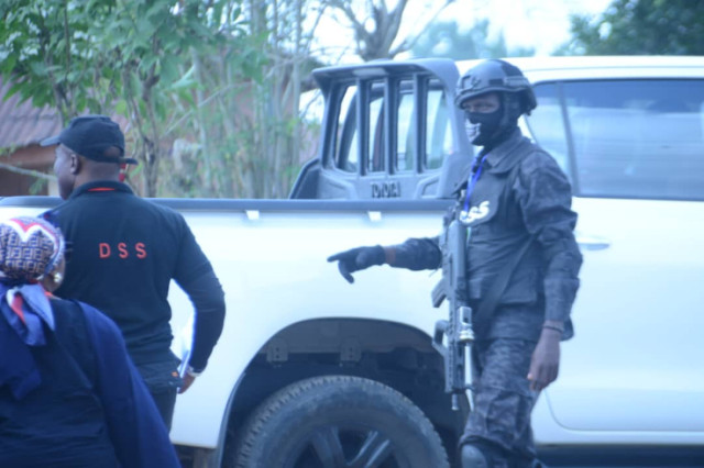 DSS officials on duty