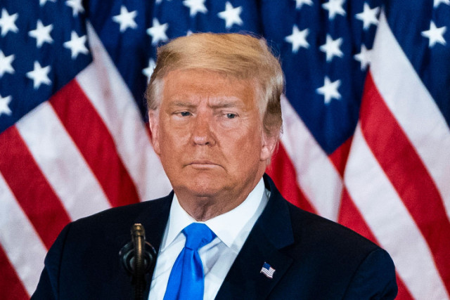 The former US President, Donald Trump