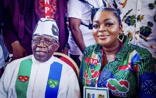 President Elect Bola Ahmed Tinubu & Eniola Badmus