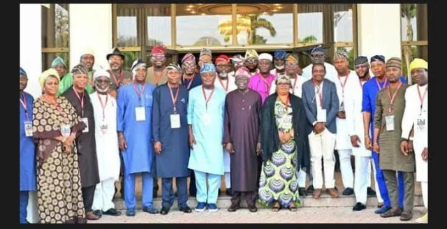 President Bola Ahmed Tinubu, Mudashiru Obasa, Mojisola Meranda and other Lagos Lawmakers