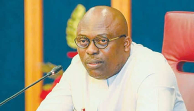Suspended Rivers State Governor, Siminalayi Fubara