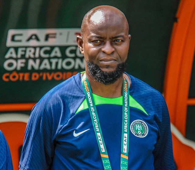 pictuire of Super Eagles head coach Finidi George