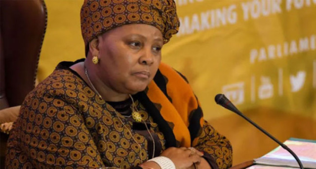 South Africa’s Speaker of Parliament Nosiviwe Mapisa-Nqakula