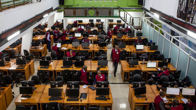 Nigerian Stock Market trade floor