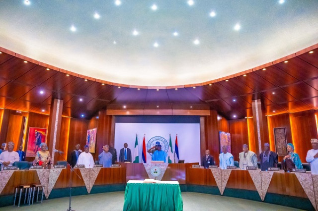 President Bola Ahmed Tinubu preside Over FEC meeting at Abuja