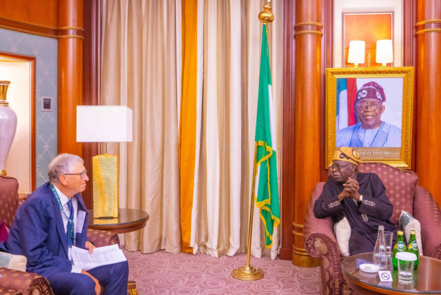 President Bola Ahmed Tinubu and Bill Gate