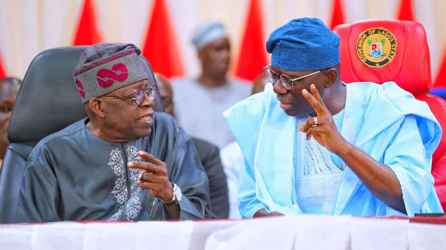 President Bola Tinubu and Governor Babajide Sanwo-Olu.
