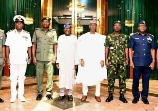 President Bola Ahmed Tinubu and Security Chief