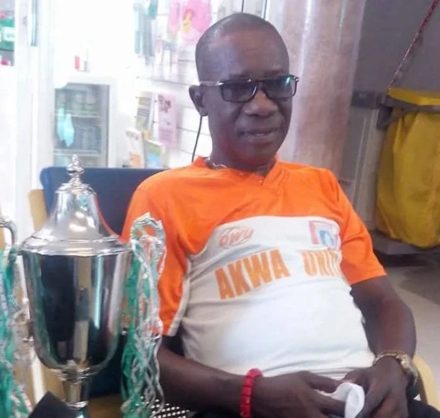 Team manager of Akwa United and a former defender for the Super Eagles, Emmanuel Udoh