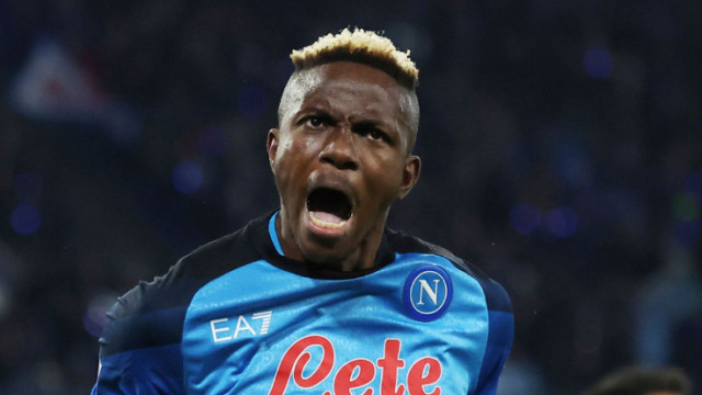 Photo of Napoli striker Victor Osimhen