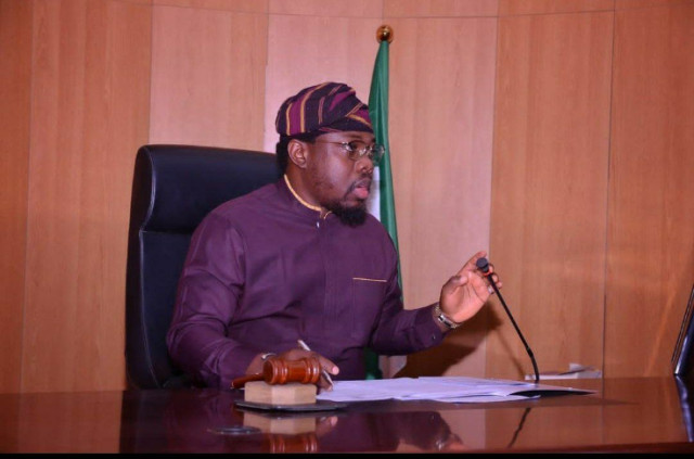 The Speaker of the Assembly, Adewale Egbedun
