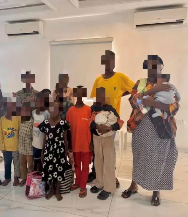 12 child trafficking victims