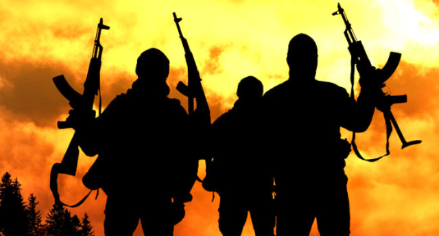 Photo illustration of a bandits