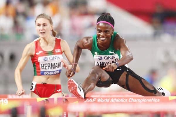 Picture Tobi Amusan at World Athletics 400m hurdles Olympic