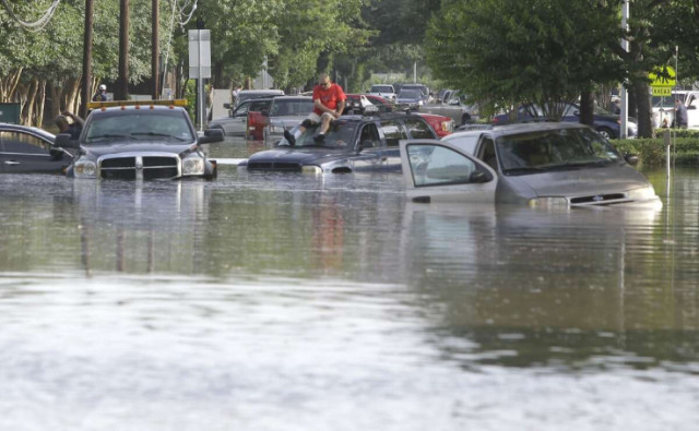 Storms Hit Houston, Texas