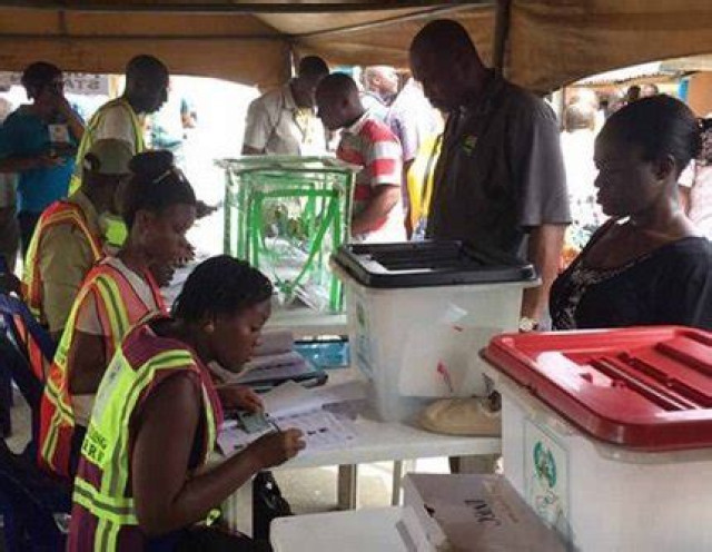 INEC Official during Election