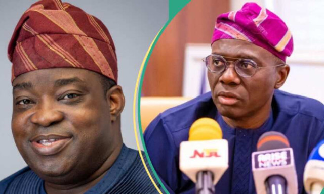 Deputy Chief of Staff, Gboyega Soyannwo and Gov Babajide Sanwo-Olu