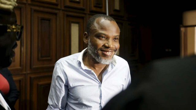 Nnamdi Kanu, the leader of the Indigenous People of Biafra (IPOB)