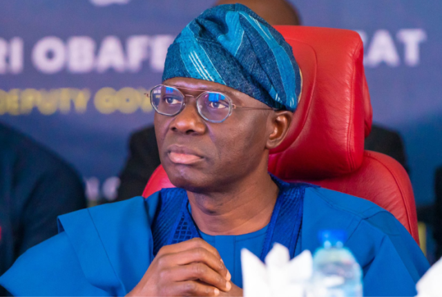 Lago State Governor, Babajide Sanwo- olu