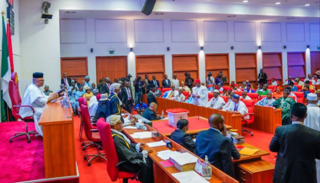 Nigeria Senate during Plenary Session